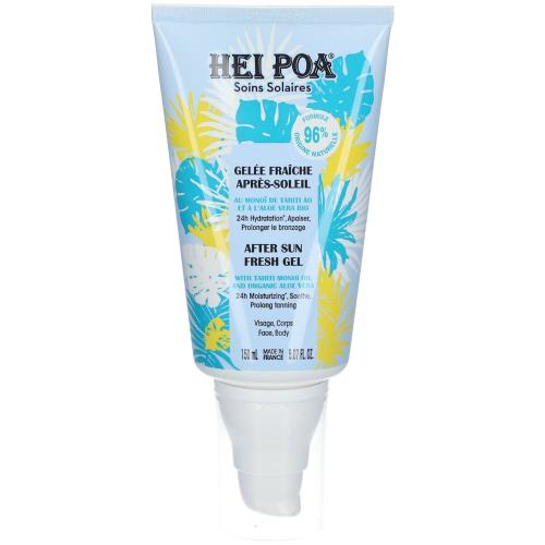 Hei Poa After Sun Face & Body Fresh Gel Ενυδατικό Τζελ Προσώπου & Σώματος για Μετά τον Ήλιο με με Λάδι Monoi & Οργανική Aloe Vera 150ml
